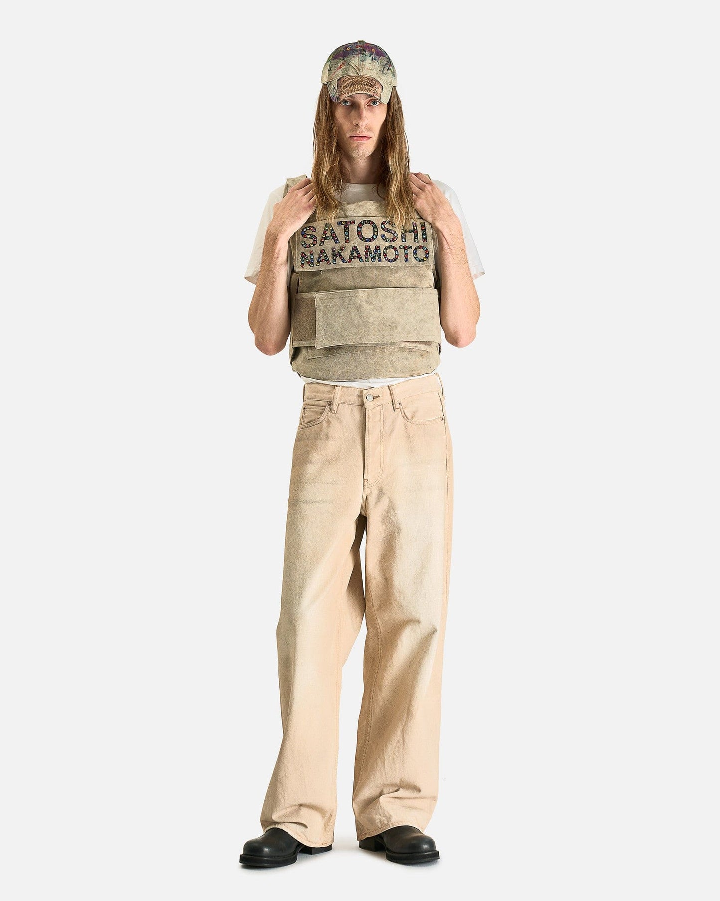 Satoshi Nakamoto SOLD OUT Bulletproof Vest in Beige
