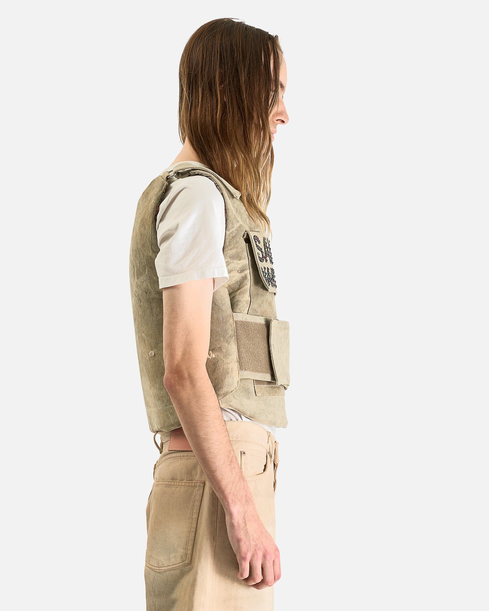 Satoshi Nakamoto SOLD OUT Bulletproof Vest in Beige