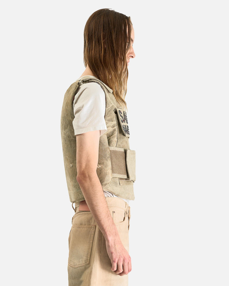 Satoshi Nakamoto SOLD OUT Bulletproof Vest in Beige