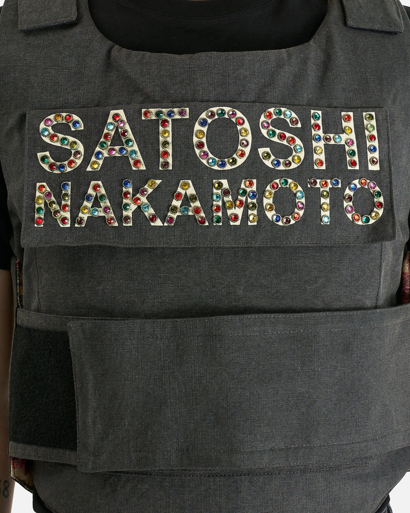 Satoshi Nakamoto SOLD OUT Bulletproof Vest in Black