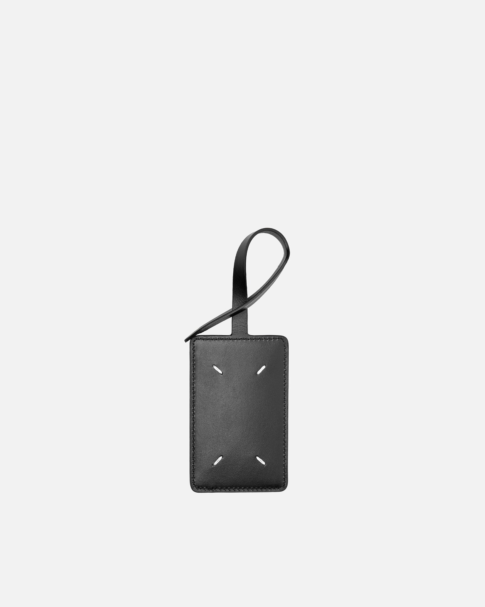 Calf Leather Luggage Tag in Black – SVRN