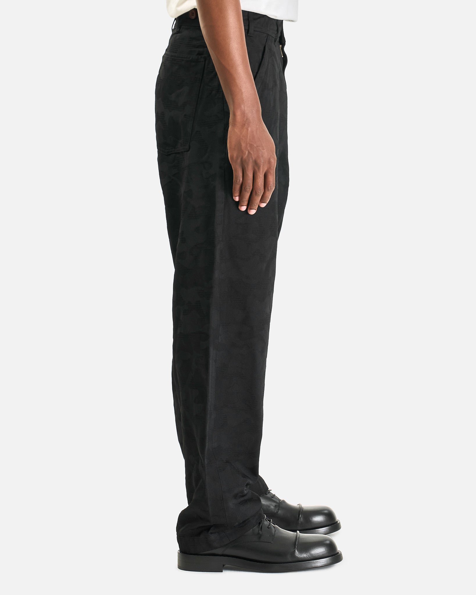 Camouflage Jacquard Pants in Black – SVRN