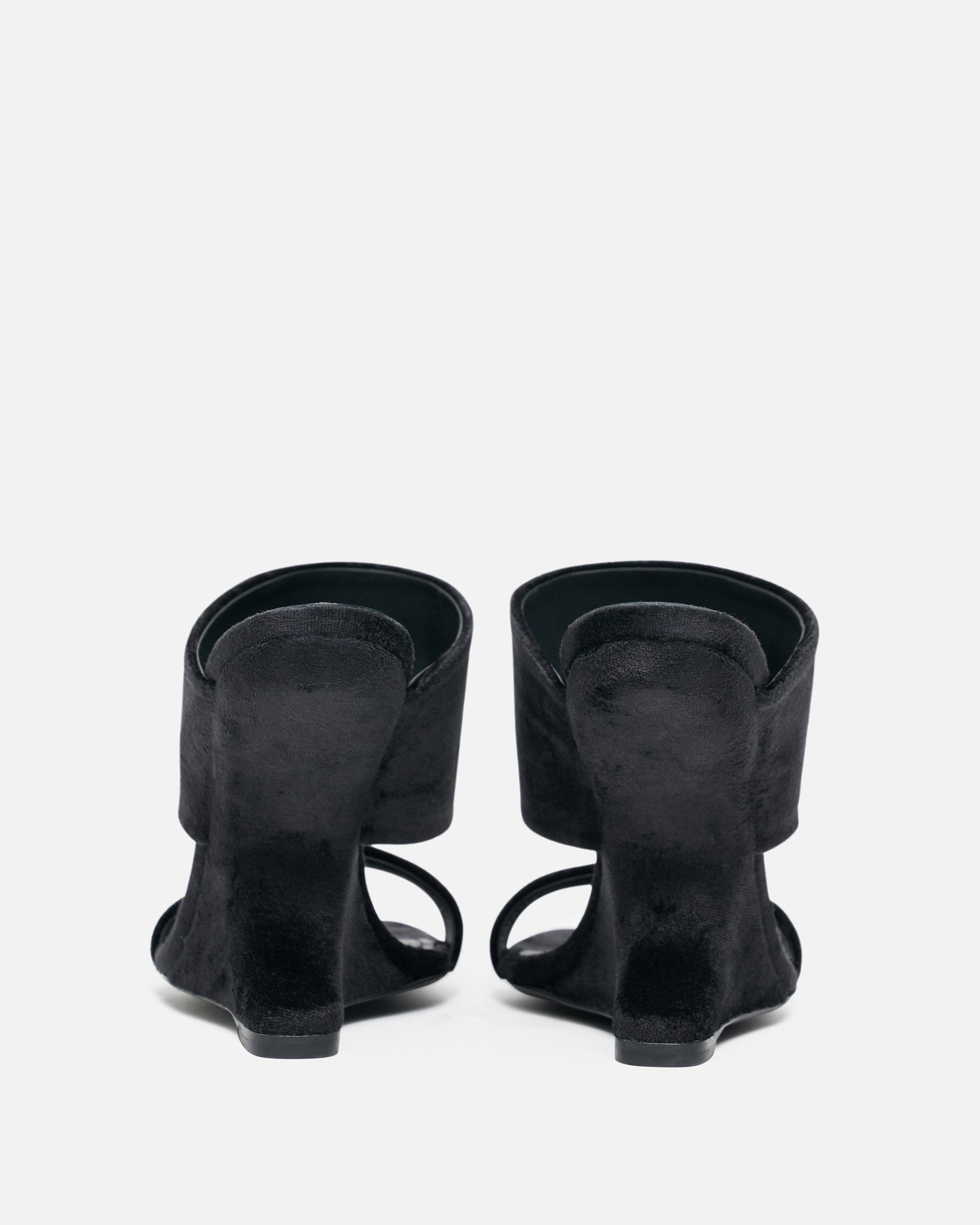 Rick Owens Lilies Women Heels Cantilever 11 Sandal in Black