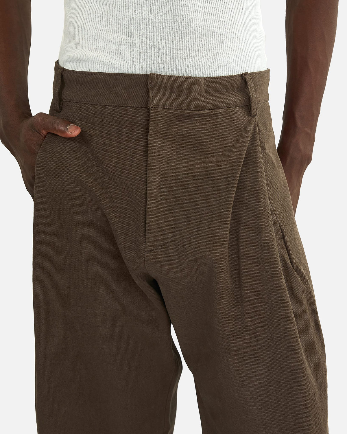 Seventh Men's Pants Canvas Bermuda Pant in Soil