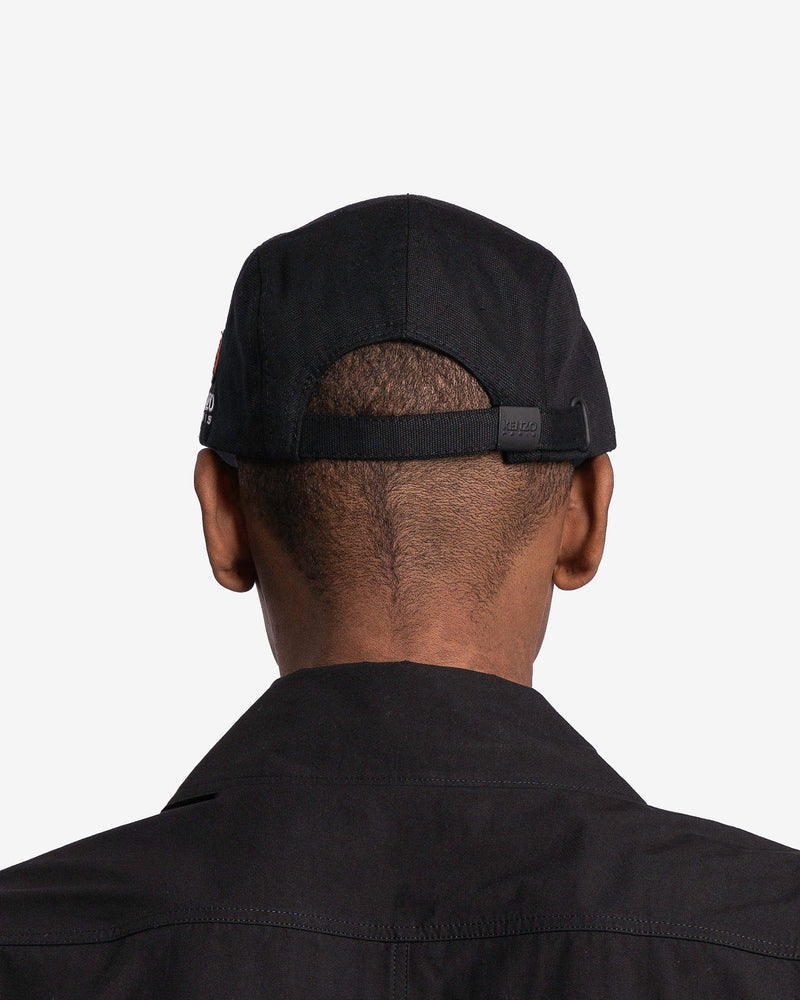 KENZO Men's Hats Cap in Black with Side Logo