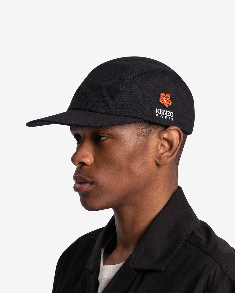 KENZO Men's Hats Cap in Black with Side Logo