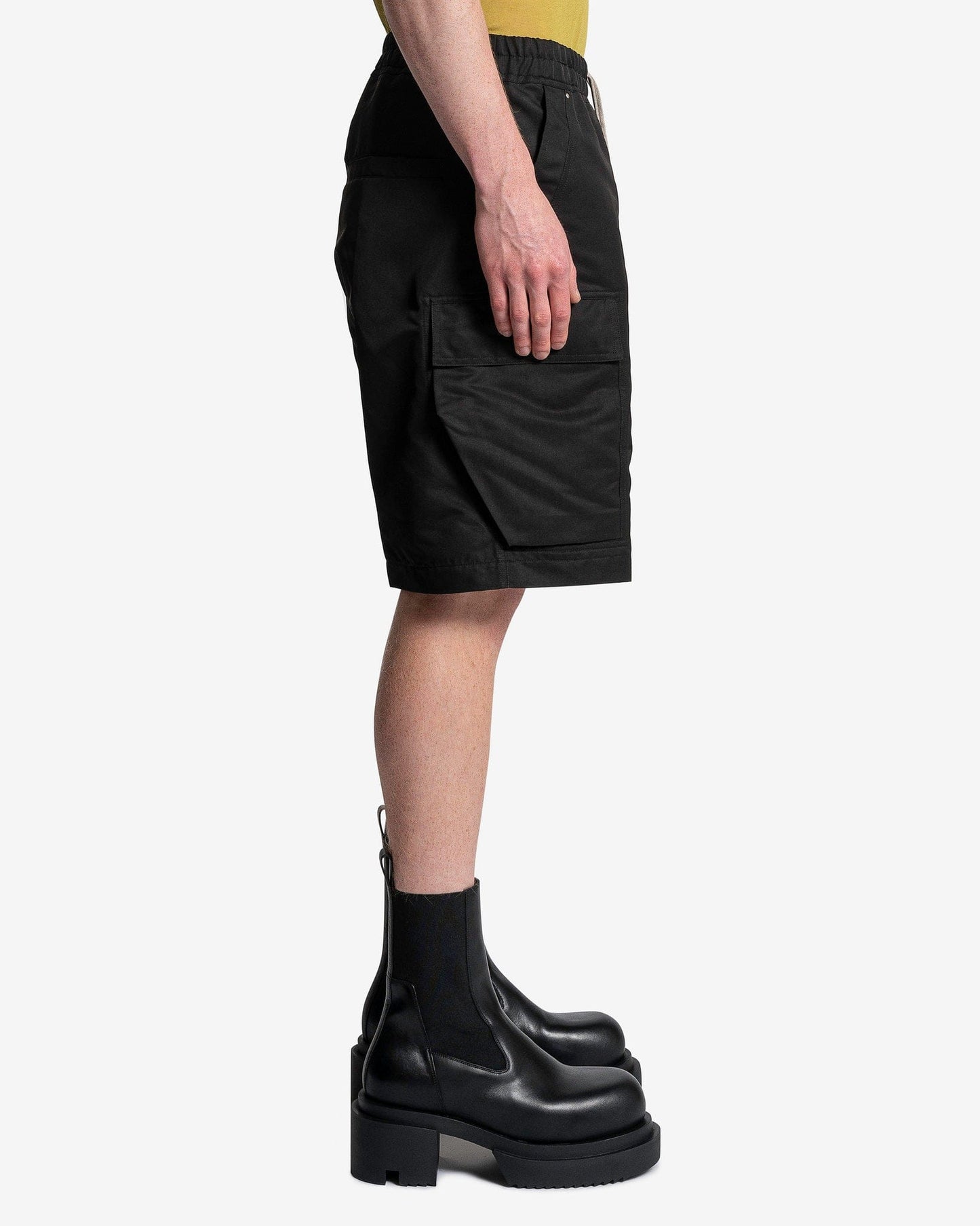 Rick Owens Men's Shorts Cargobela Shorts in Black