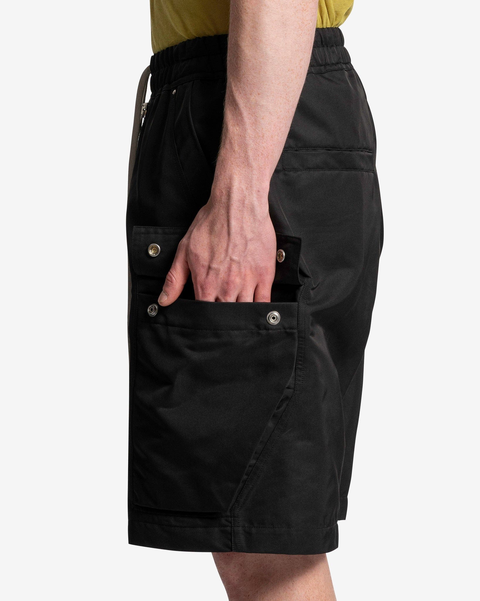 Rick Owens Men's Shorts Cargobela Shorts in Black