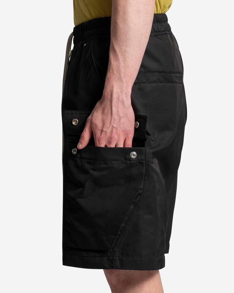 Rick Owens Men's Shorts Cargobela Shorts in Black