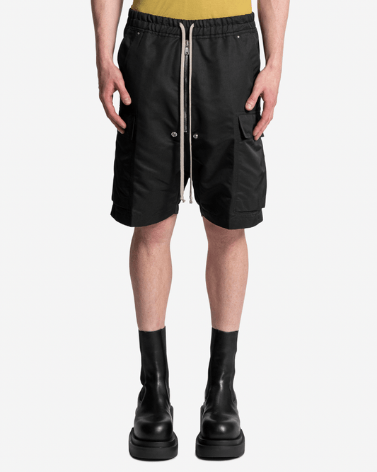 Rick Owens Men's Shorts Cargobela Shorts in Black