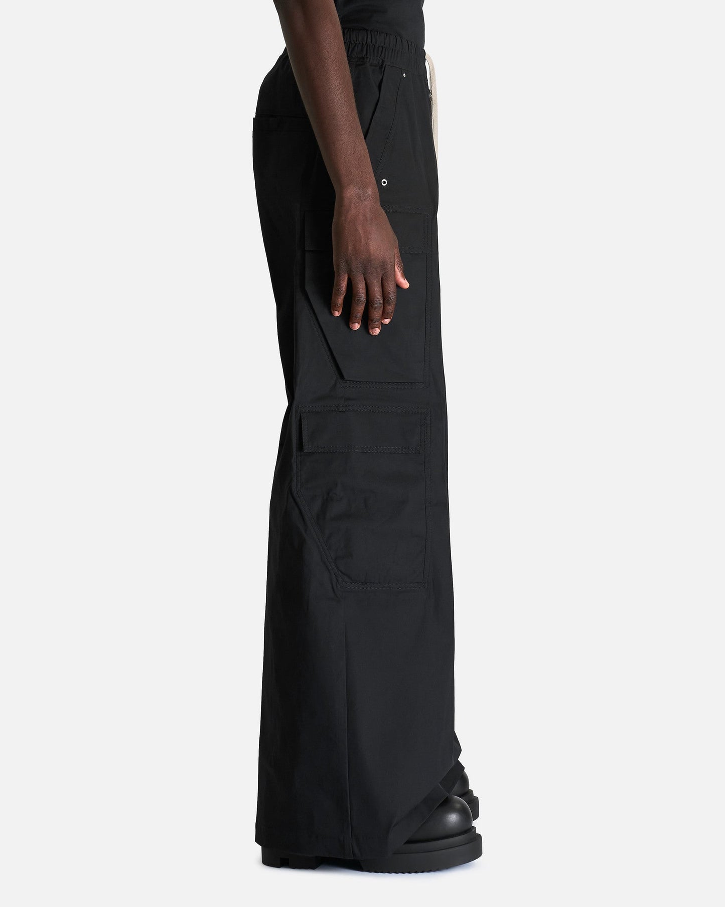 Rick Owens Men's Pants Cargobelas in Black