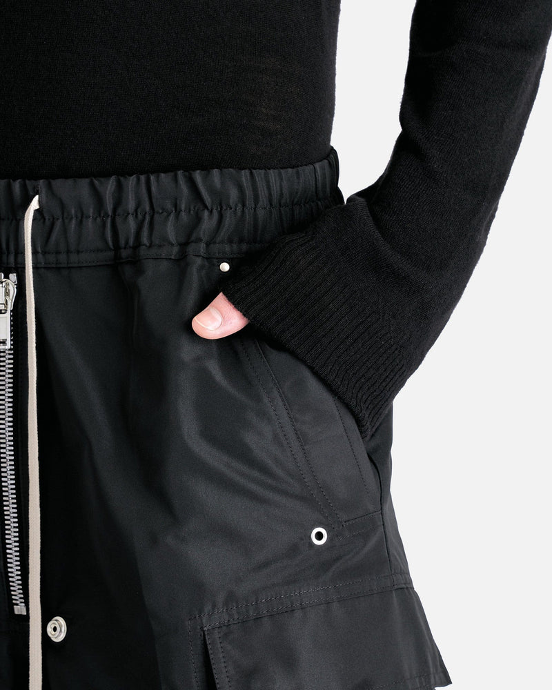 Rick Owens Men's Pants Cargobelas in Black