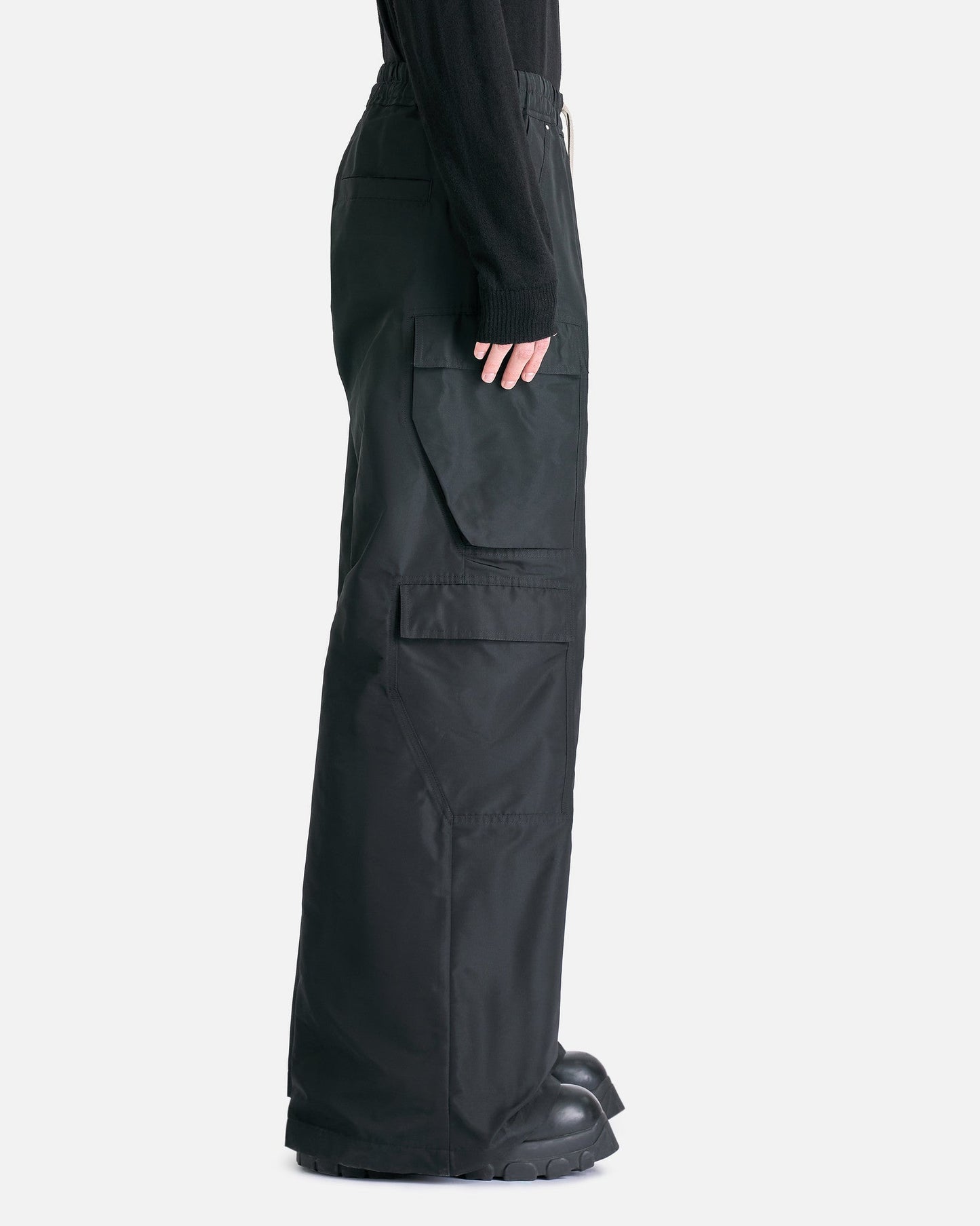 Rick Owens Men's Pants Cargobelas in Black