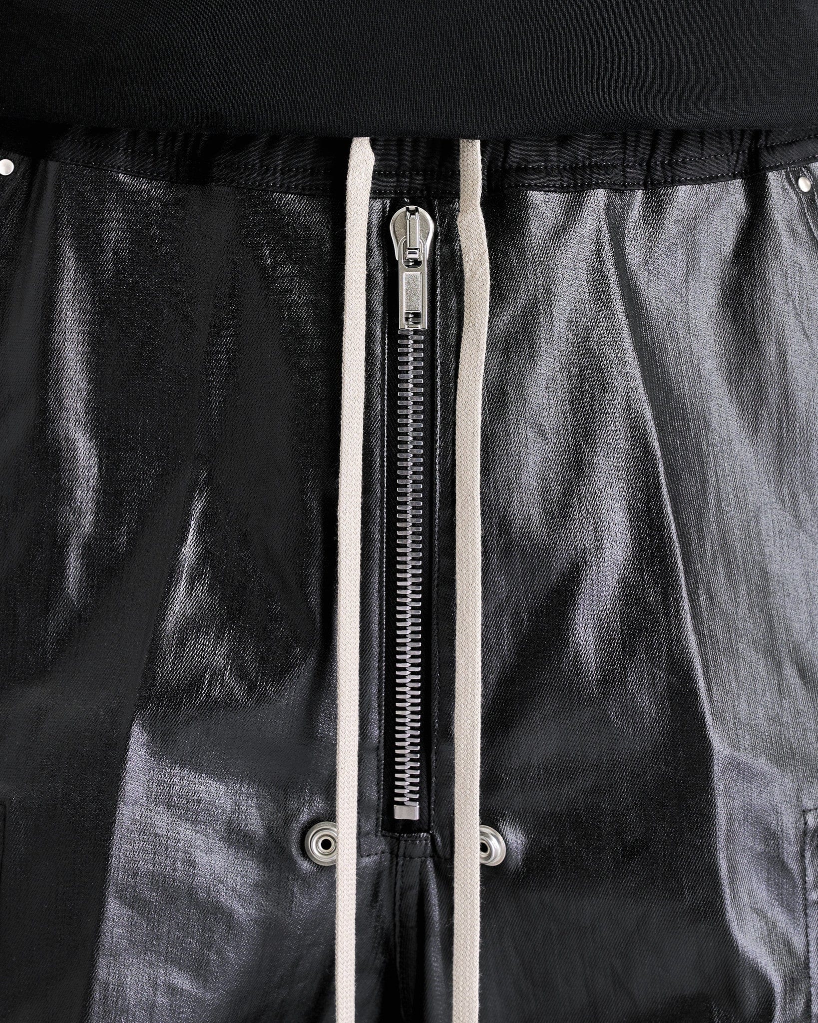 Rick Owens Men's Pants Cargobelas in Black Metallic