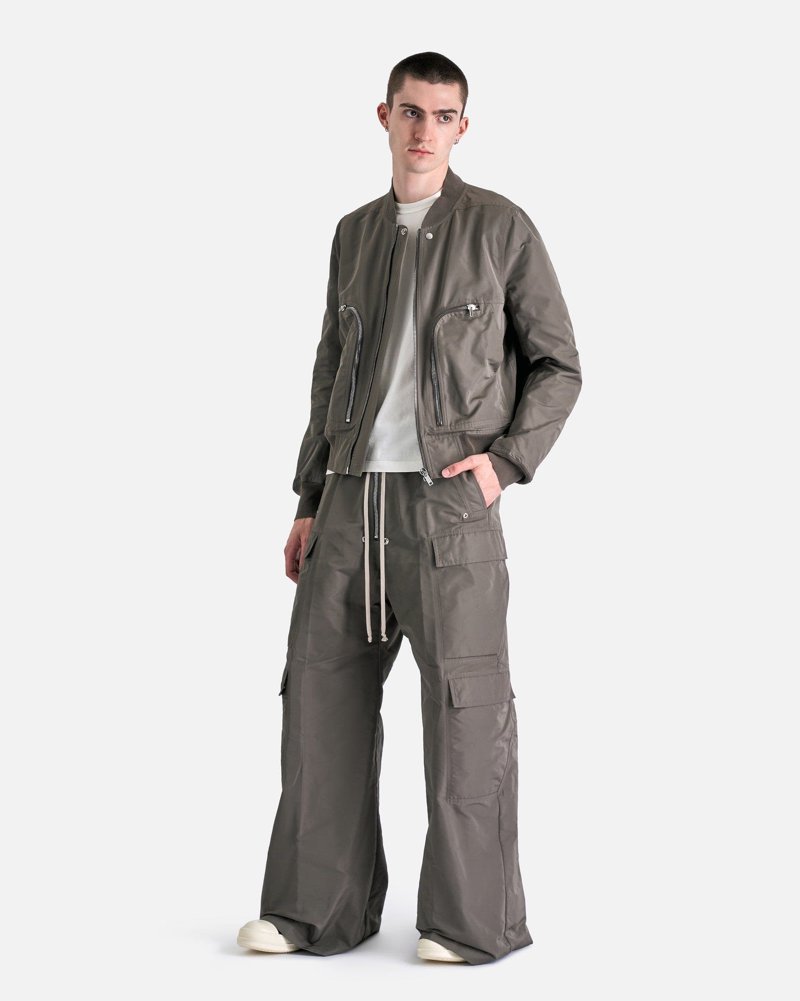 Rick Owens Men's Pants Cargobelas in Dust