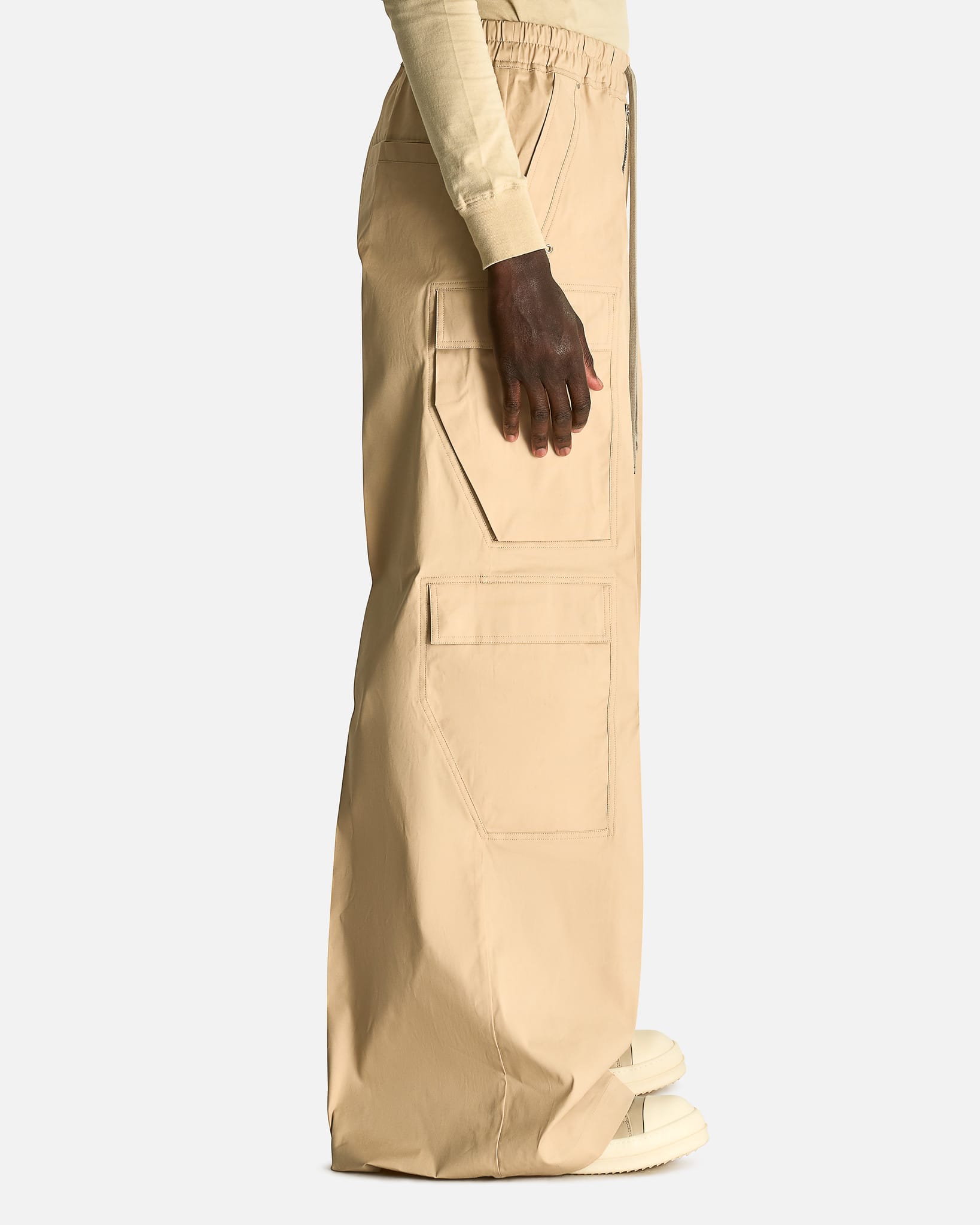 Rick Owens Men's Pants Cargobelas in Sand
