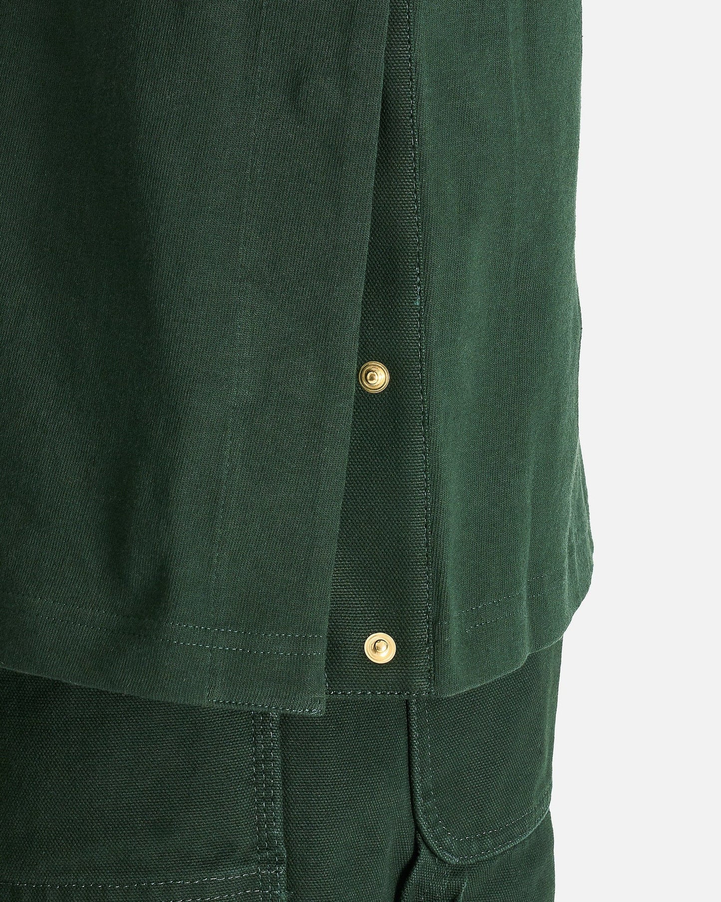 Sacai Men's Shirts Carhartt WIP Cotton Jersey LS Shirt in Green