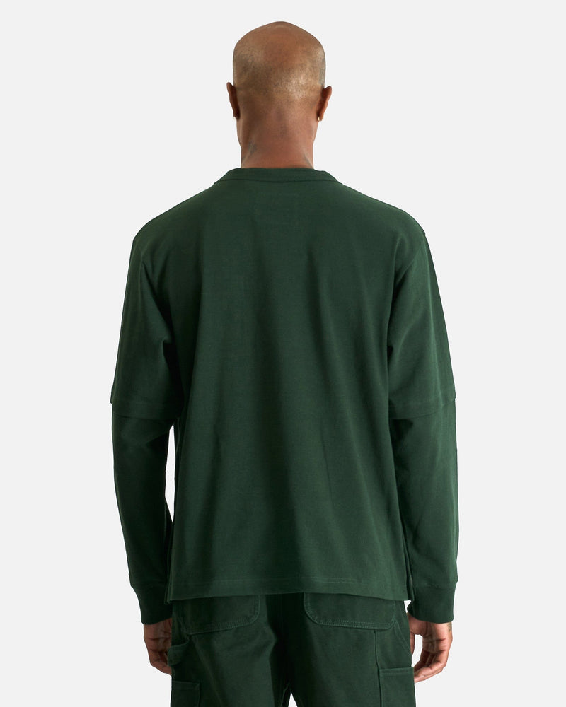 Sacai Men's Shirts Carhartt WIP Cotton Jersey LS Shirt in Green