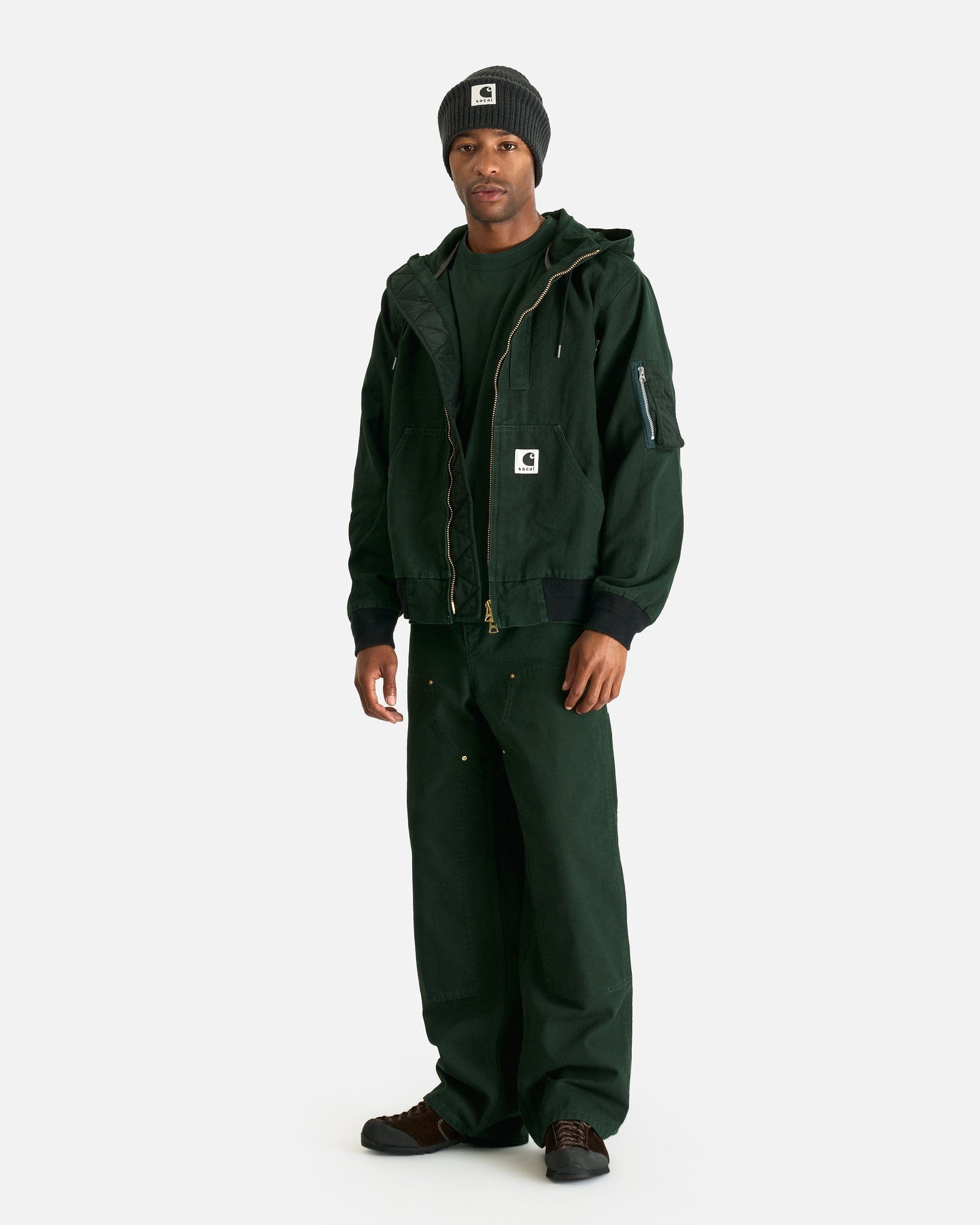 Sacai Men's Pants Carhartt WIP Duck Pants in Green