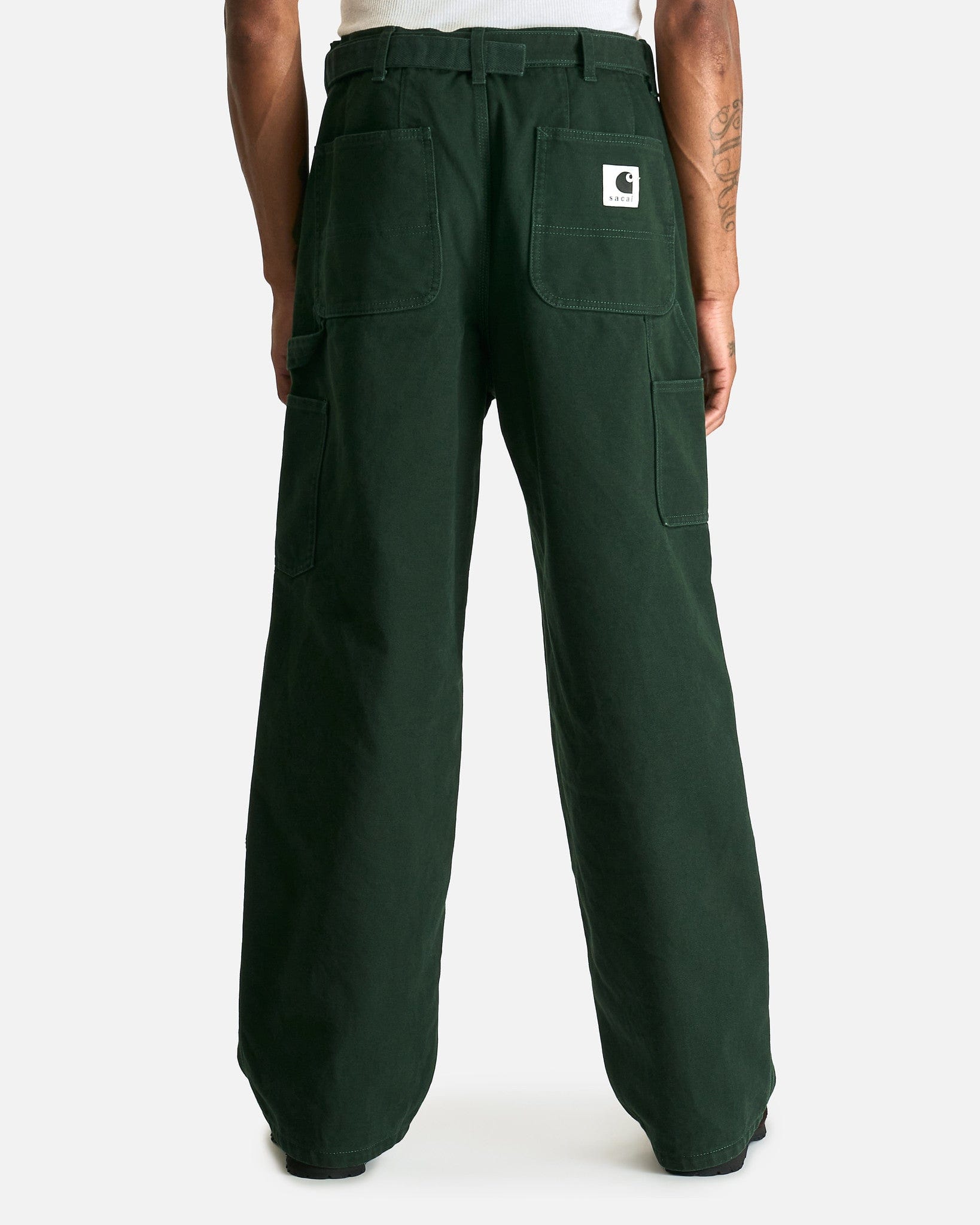 Sacai Men's Pants Carhartt WIP Duck Pants in Green