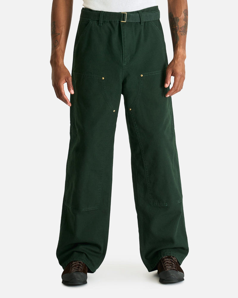 Sacai Men's Pants Carhartt WIP Duck Pants in Green