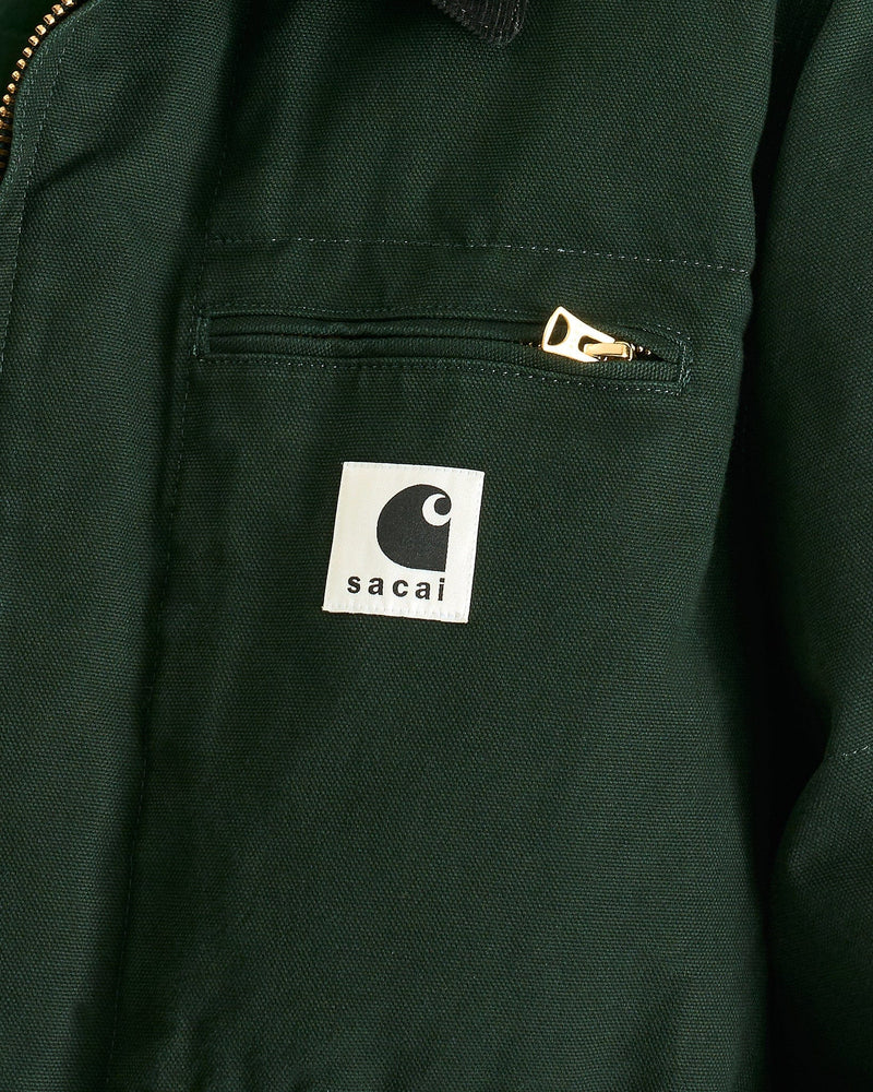 Sacai Men's Jackets Carhartt WIP Washed Duck Puffer Jacket in Green