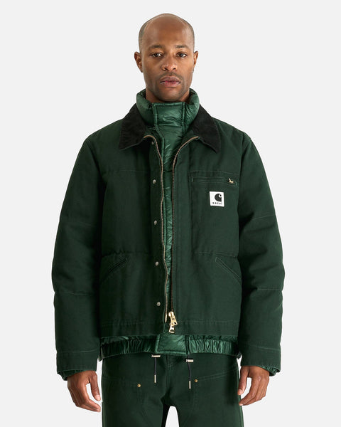 Carhartt WIP Washed Duck Puffer Jacket in Green – SVRN