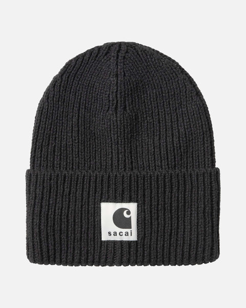 帽子 sacai carhartt wip WoolKnit Beanie Black Carhartt WIP Wool Knit Beanie in Black – SVRN