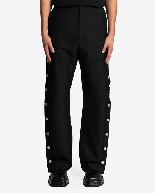 NAMACHEKO Men's Pants Carisbrooke Trouser in Black