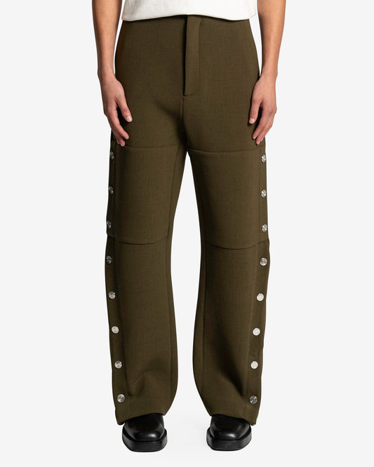 NAMACHEKO Men's Pants Carisbrooke Trouser in Moss Green