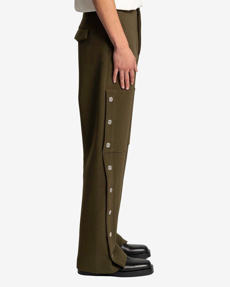 NAMACHEKO Men's Pants Carisbrooke Trouser in Moss Green