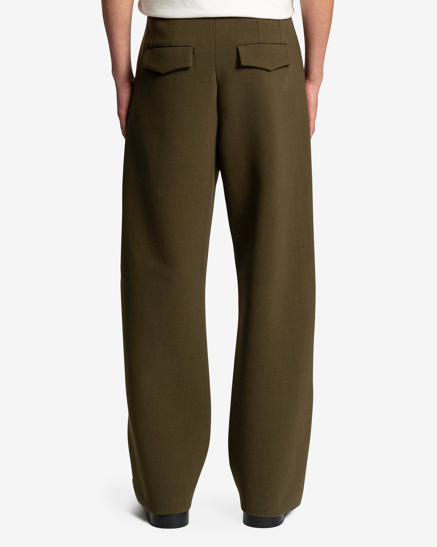 NAMACHEKO Men's Pants Carisbrooke Trouser in Moss Green