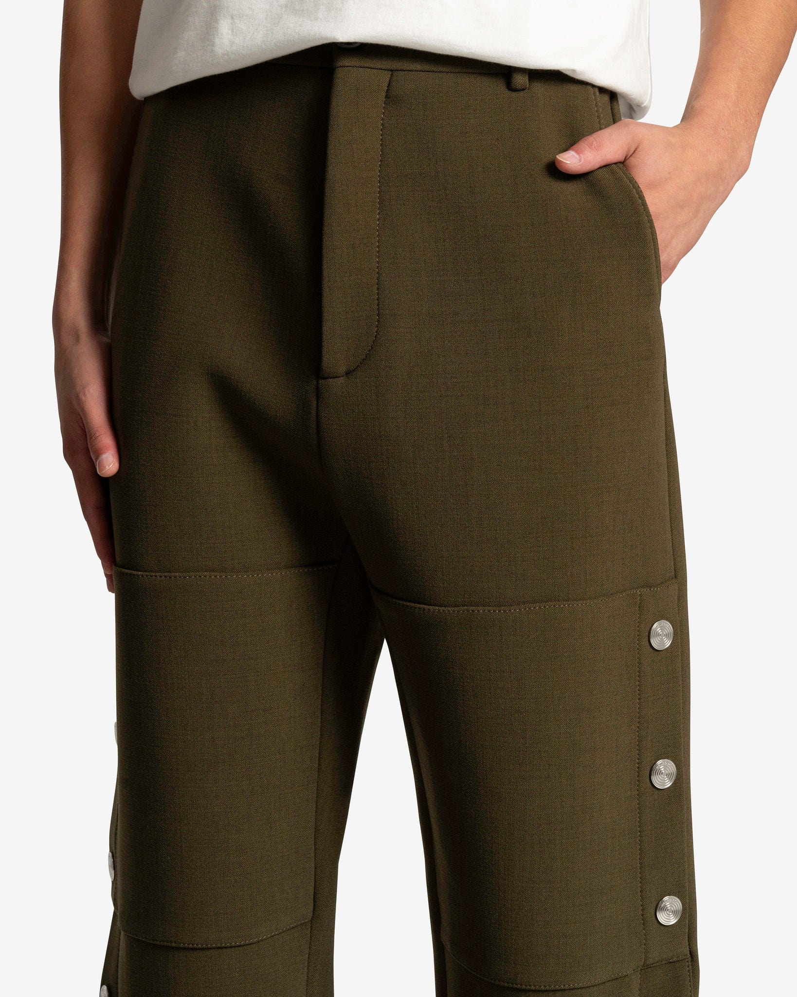 NAMACHEKO Men's Pants Carisbrooke Trouser in Moss Green
