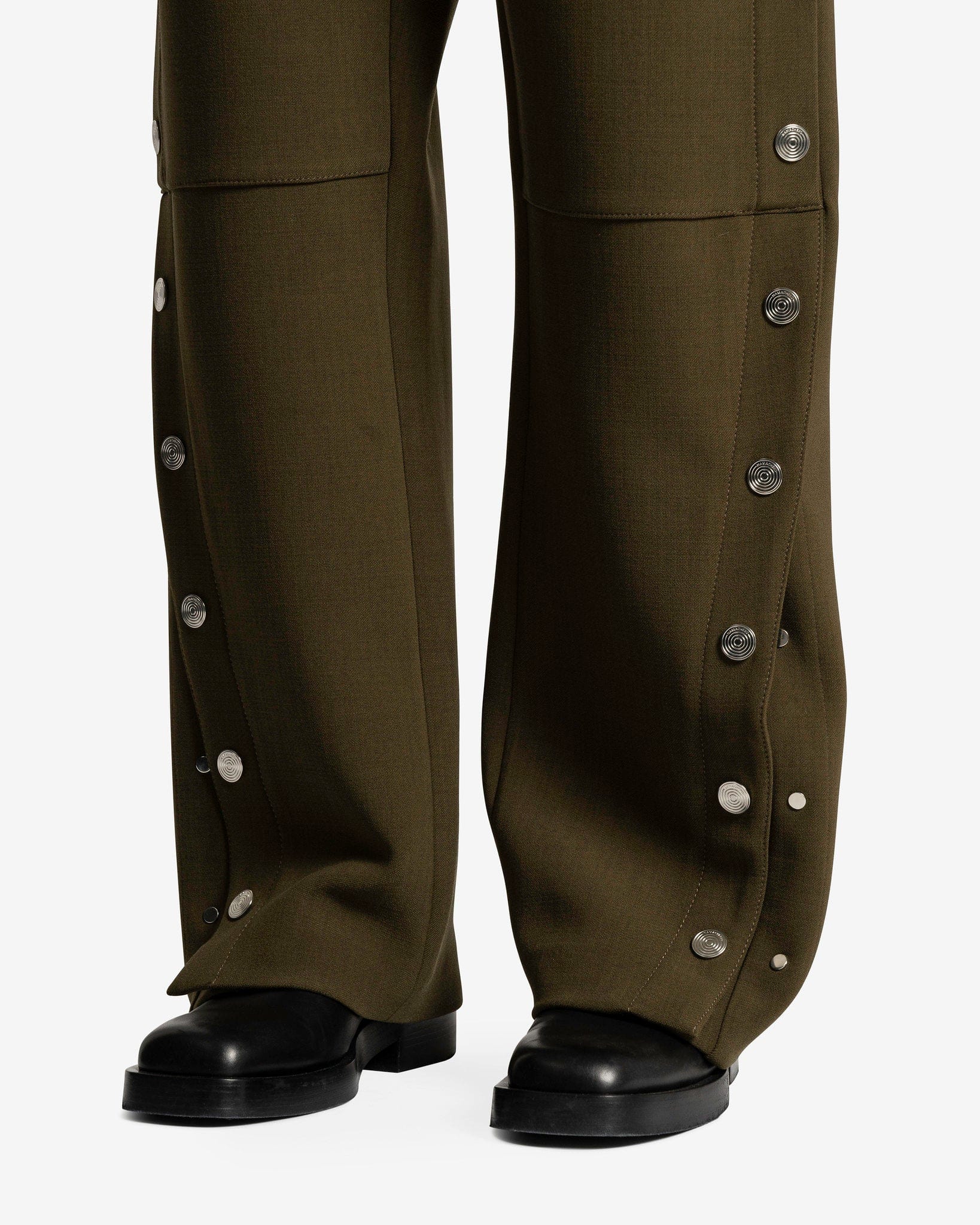 NAMACHEKO Men's Pants Carisbrooke Trouser in Moss Green
