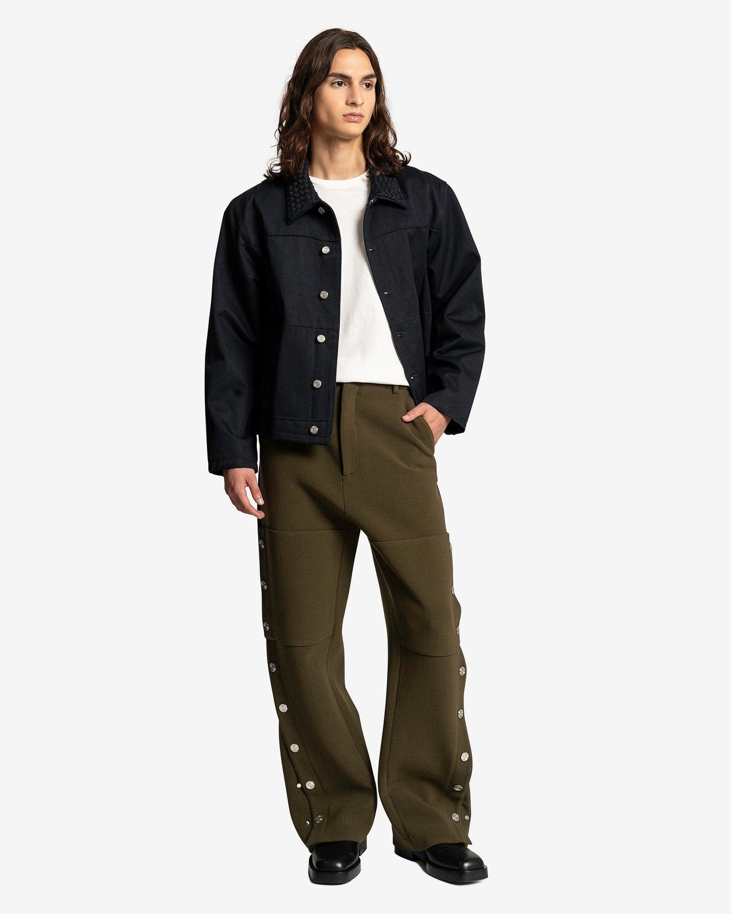 NAMACHEKO Men's Pants Carisbrooke Trouser in Moss Green