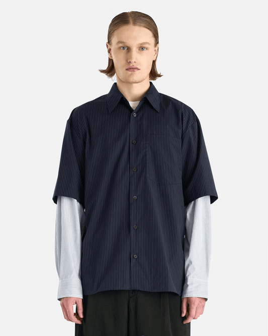 Dries Van Noten Men's Shirts Carle Shirt in Navy