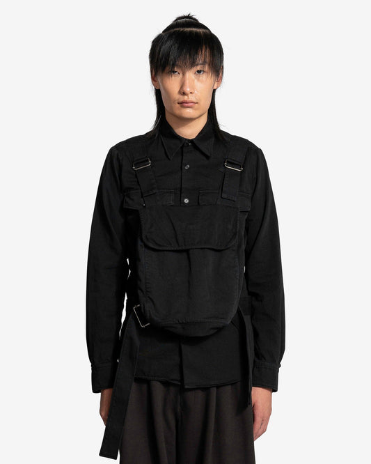 Dries Van Noten Men's Shirts Carlos Bis GD Shirt in Black