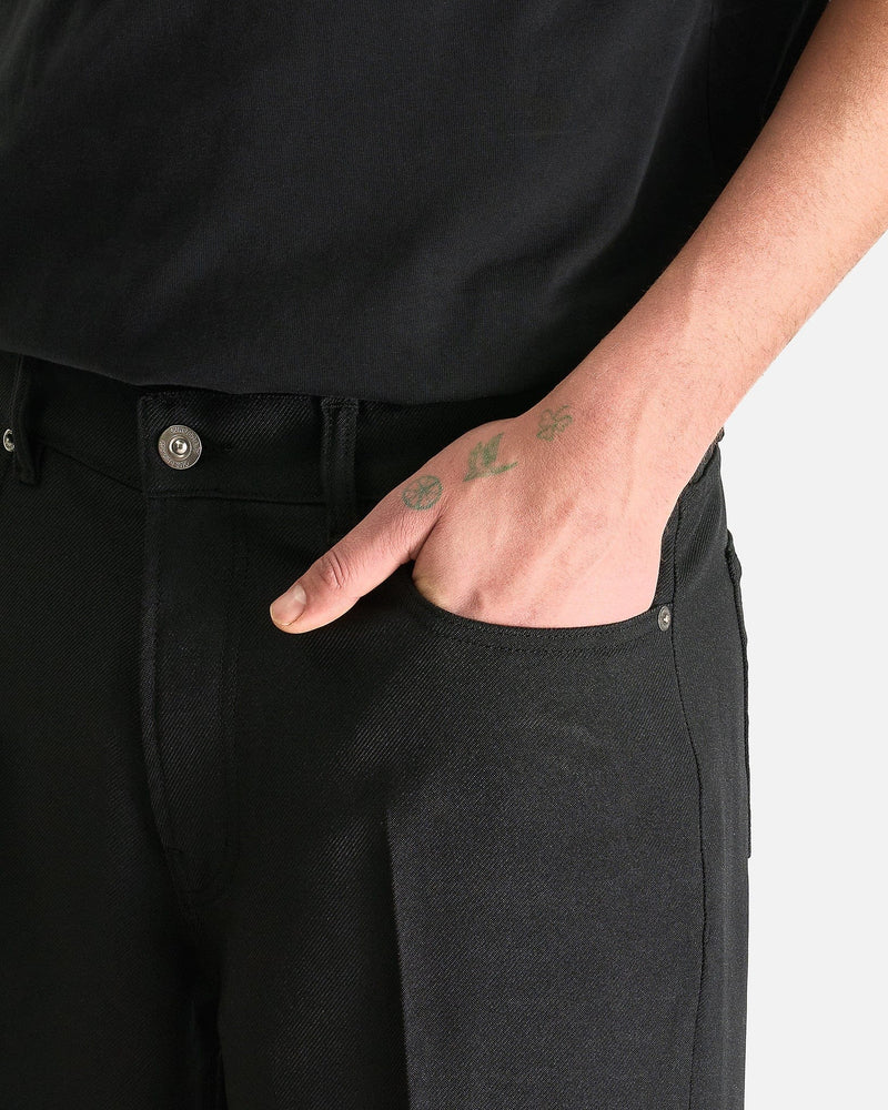 Our Legacy Men's Pants Carlson Cut in Black Permanent Crease