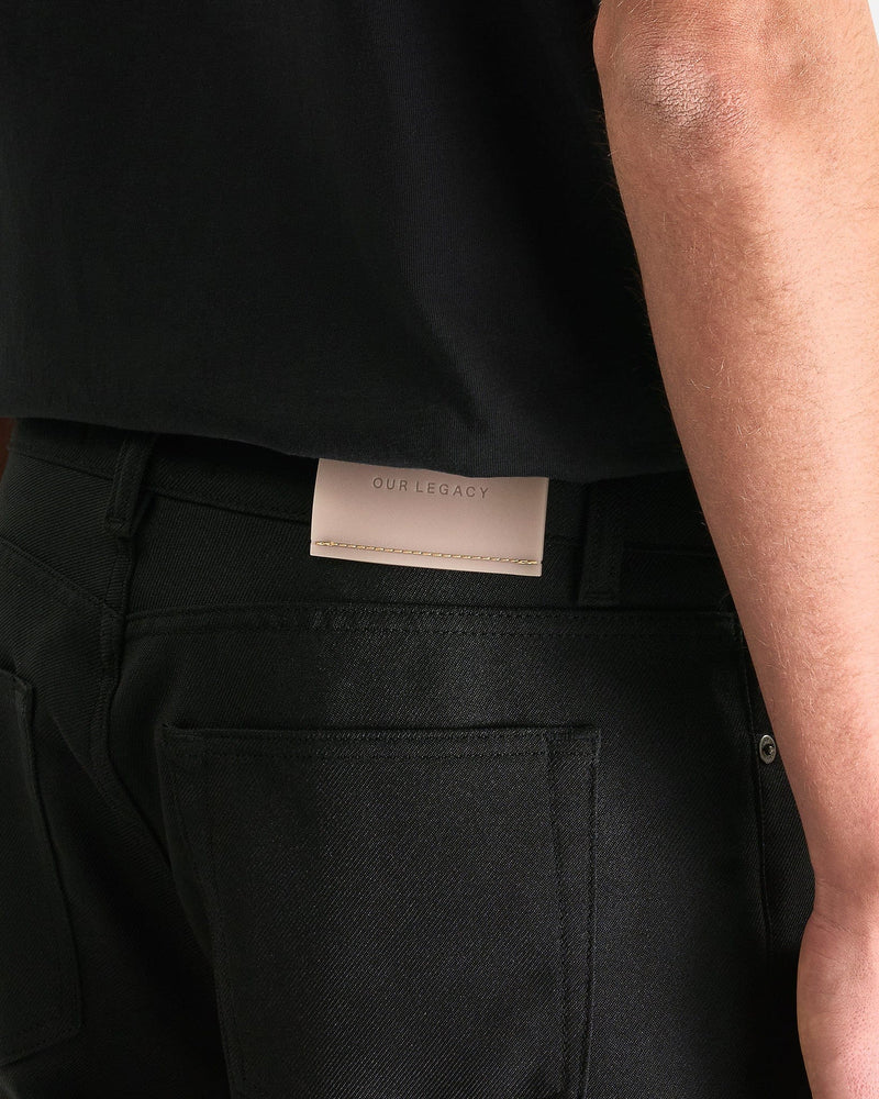 Our Legacy Men's Pants Carlson Cut in Black Permanent Crease