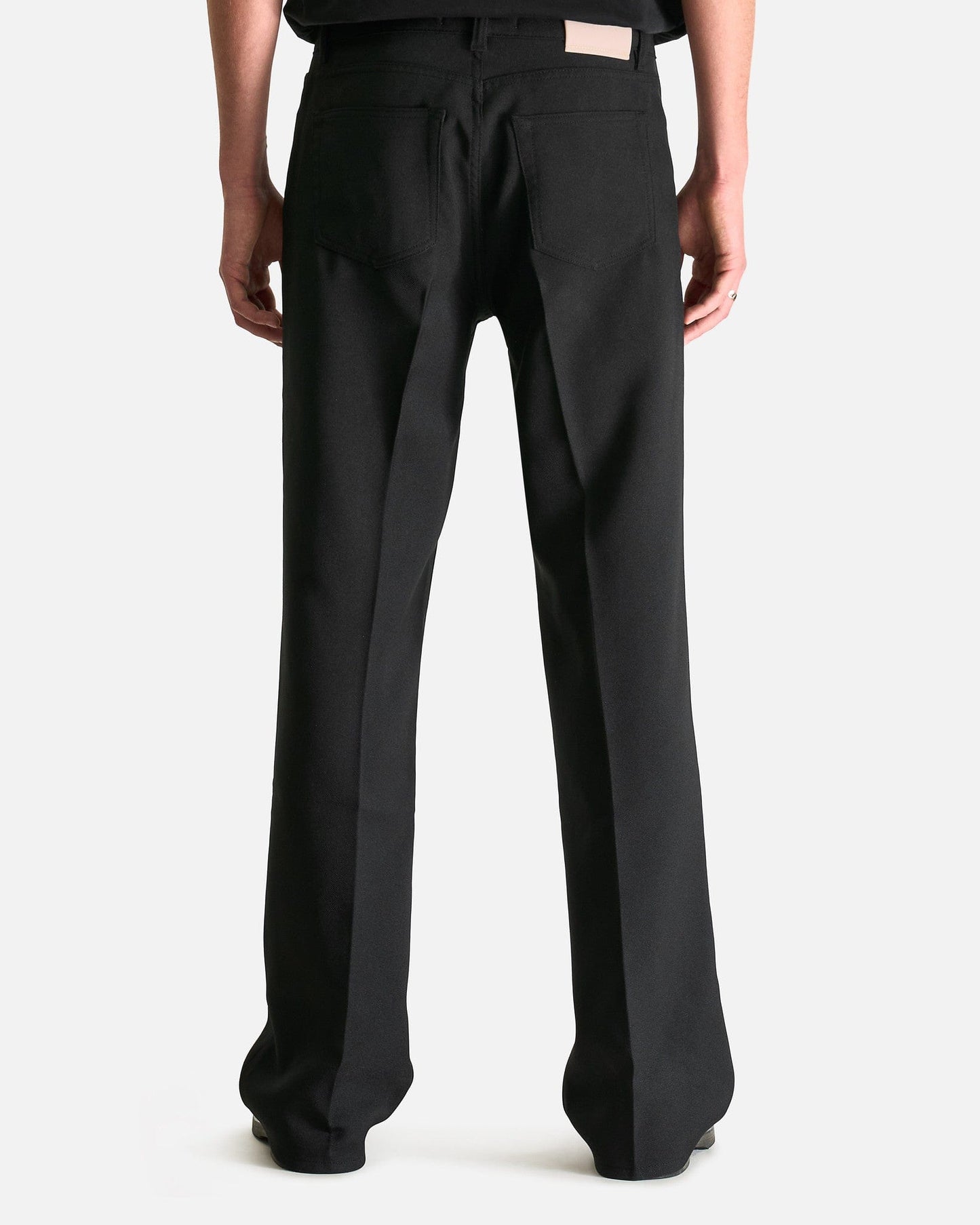 Our Legacy Men's Pants Carlson Cut in Black Permanent Crease