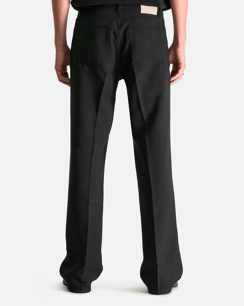 Carlson Cut in Black Permanent Crease – SVRN