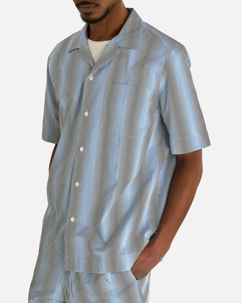 Dries Van Noten Men's Shirts Carltone Shirt in Blue
