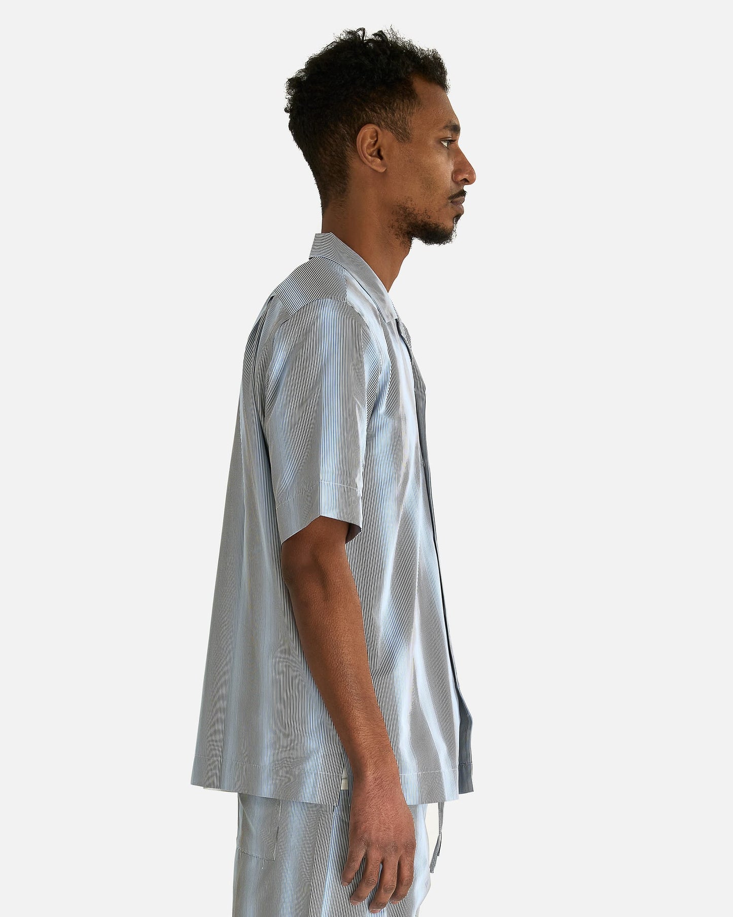 Dries Van Noten Men's Shirts Carltone Shirt in Blue