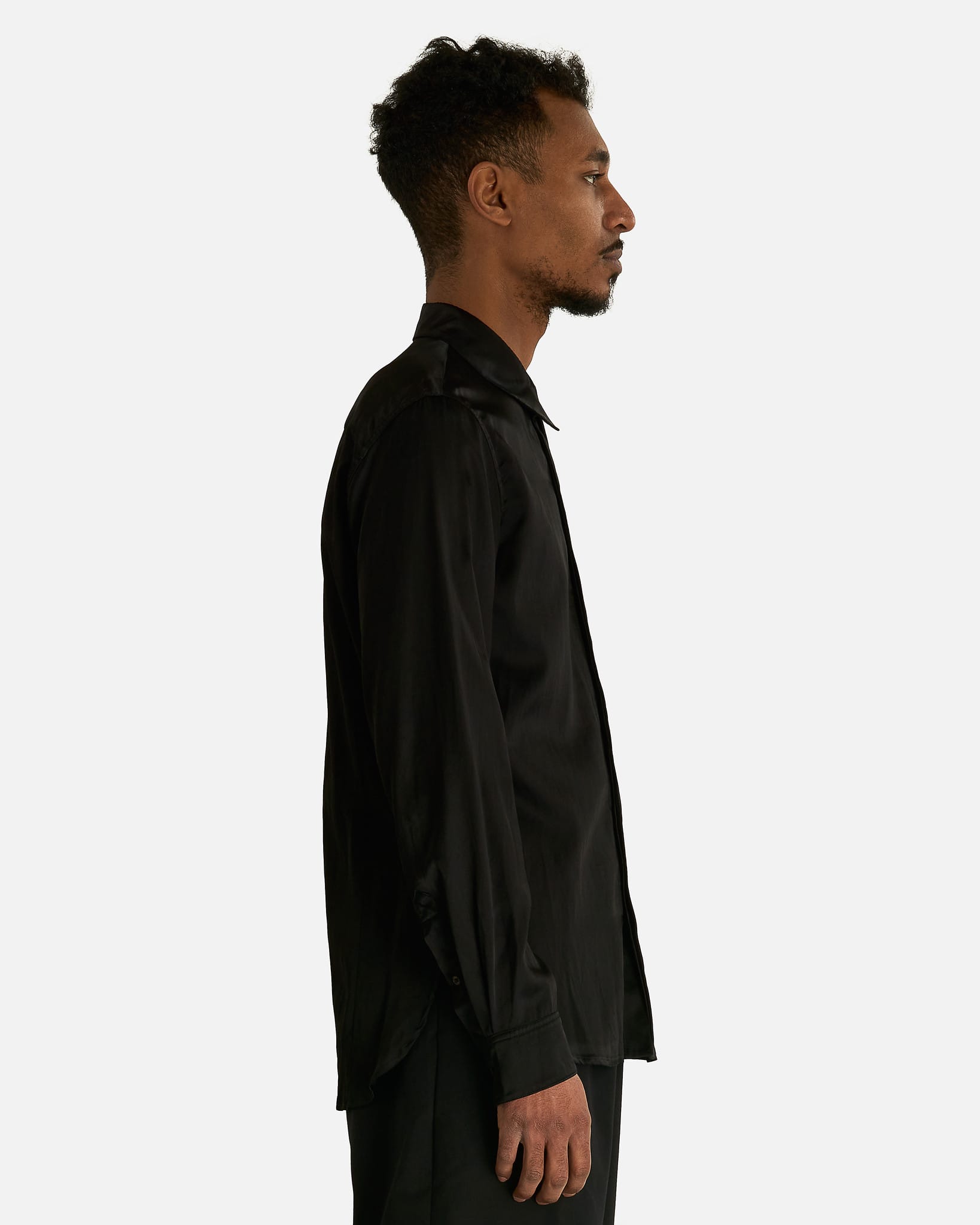 Dries Van Noten Men's Shirts Carvies Shirt in Black