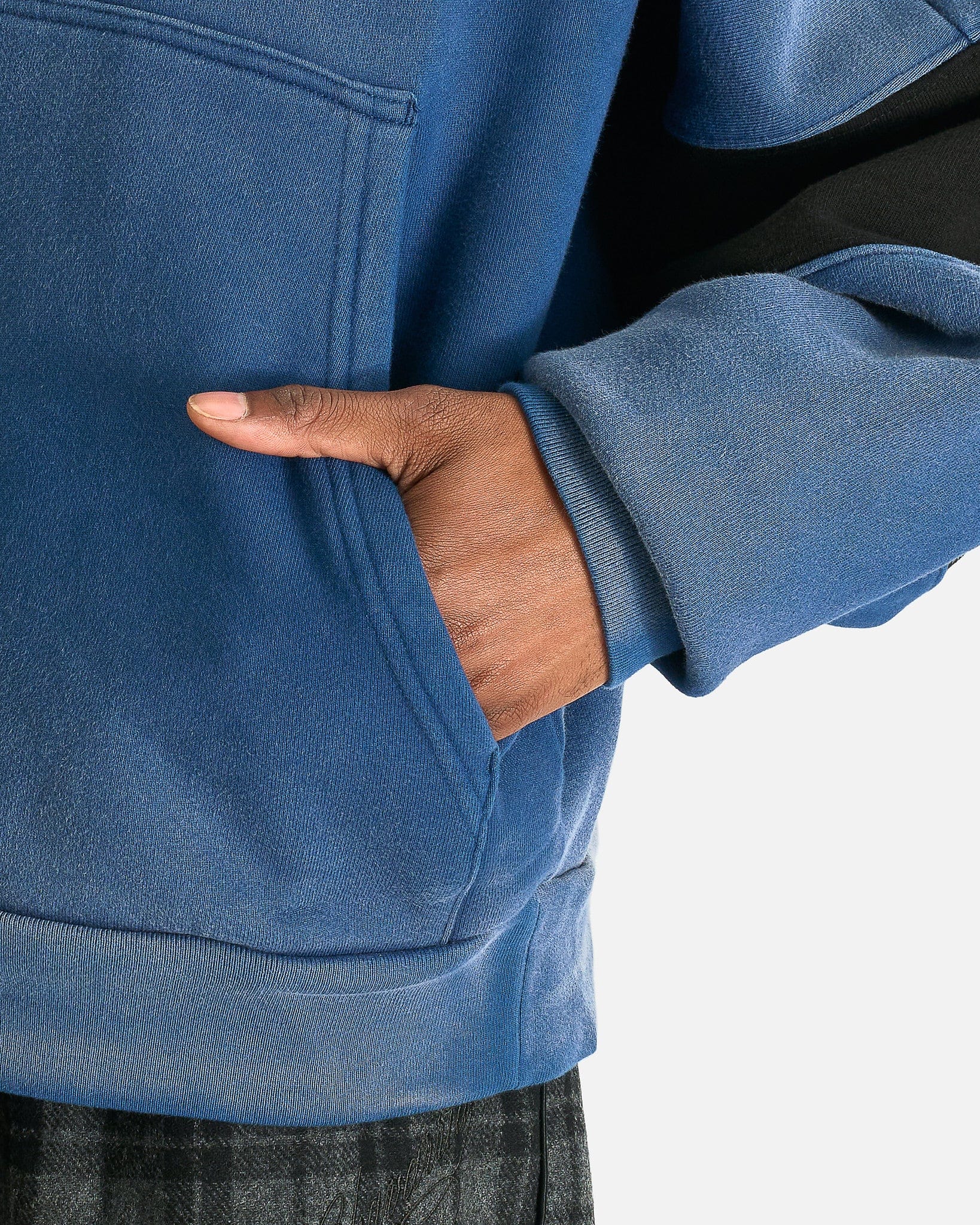 Willy Chavarria Men's Sweatshirts Casa de Chavarria Hoodie in Prussian Blue