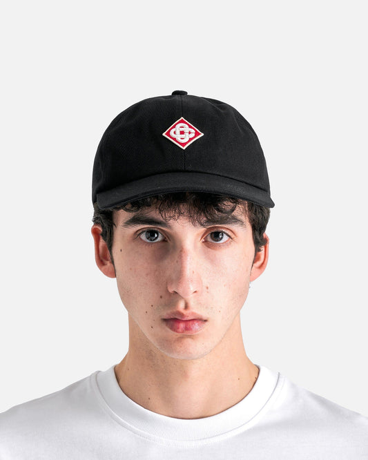 Casablanca Men's Hats OS Casa Sport Icon Embroidered Cap in Black