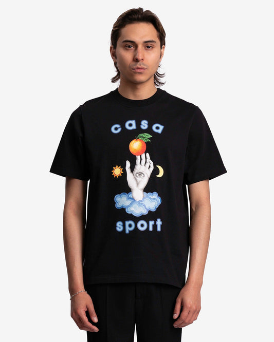 Casablanca Men's T-Shirts Casa Talisman T-Shirt in Black
