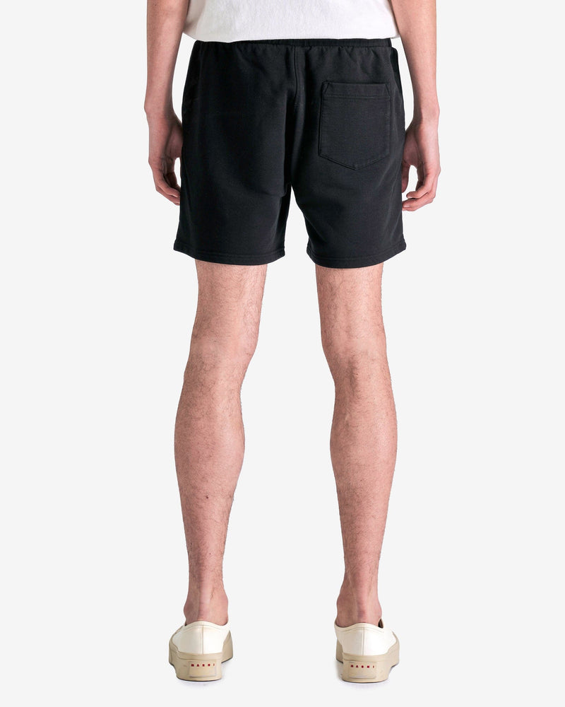 Casablanca Men's Shorts Casa Way Embroidered Sweatshort in Black