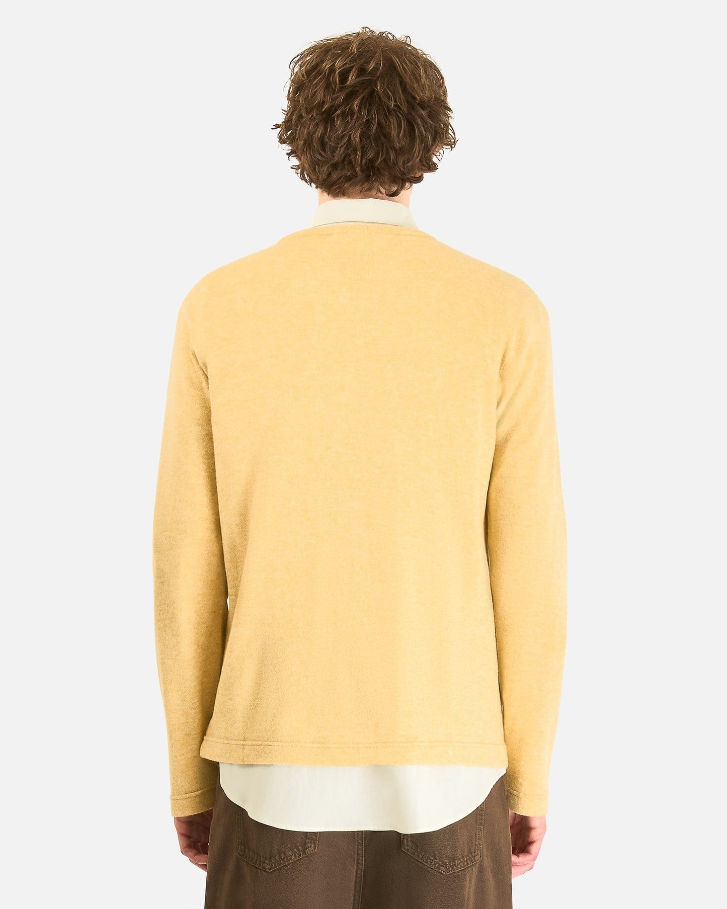 The Row Men's Tops Casas Top in Pale Yellow