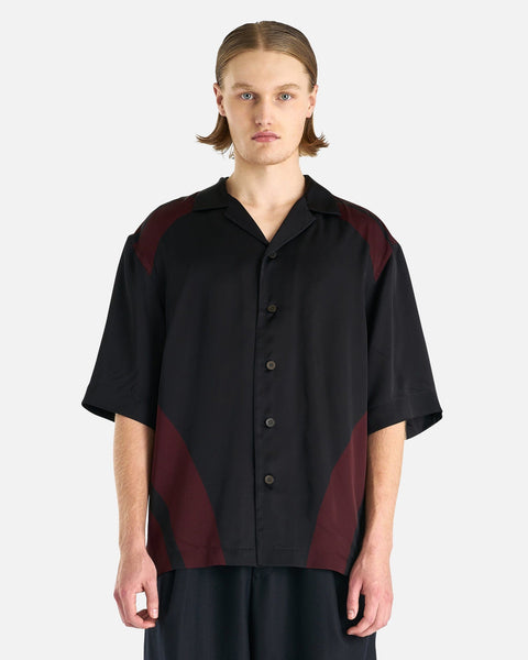 P*n様 Dries Van Noten Cassi Short Sleeve cassi-shirt-in-black-men-s-